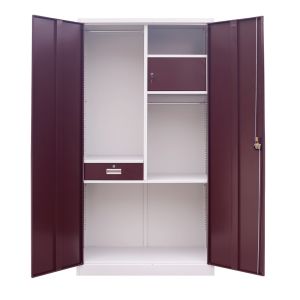 Easy Install Metal Wardrobe Closets For Hotel RAL Color 0.5-1.2mm