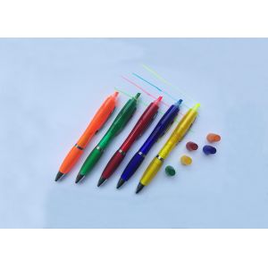 Highlighter Plastic Ball Pen in for Promotion with Printing Logo and double
