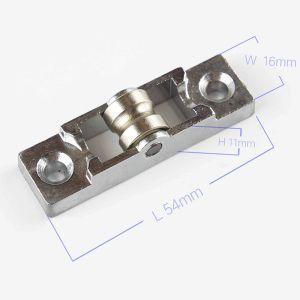 Durable 16MM Width Zinc Alloy Single Roller Window Single Wheel for Modern