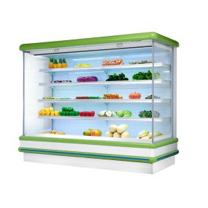 Single - Temperature Style Open Type Half Multideck Cabinet Meat Display Cabinet