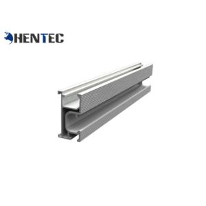 Cheap Anodized Solar Roof Mounting Systems , Solar Rail With Easy Installation for sale