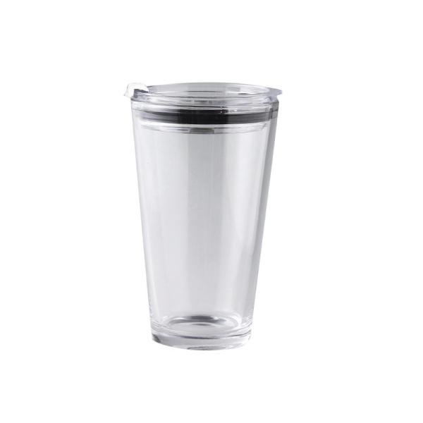 Quality Beverage 450ml Borosilicate Glass Straw Coke Cups wholesale