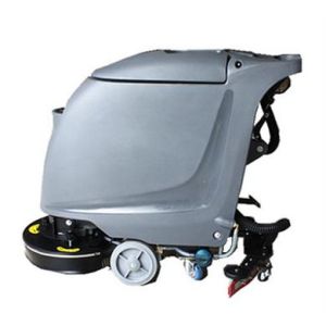 Walk Behind Floor Scrubber with 3 Hours Runtime PLC Control and Disc Type+Drum