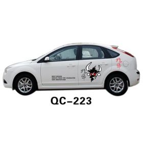 Cheap Reflective Environment-friendly PVC Custom Car Sticker QC-223K for sale