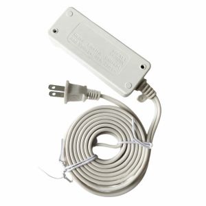 White 3 M 4 M 5 M 2 Flat Pin Plastic Extension Cord Socket