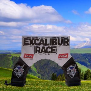 Running Events Finish Arch Inflatable Customized Thermal Dye Sublimation