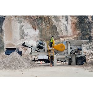 High Mobility Stone Portable Crushing Plants Strong Adaptability Low Noise