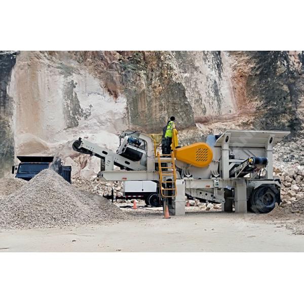 Quality High Mobility Stone Portable Crushing Plants Strong Adaptability Low Noise wholesale
