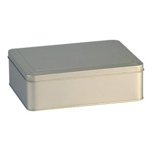 Cheap Child Resistant Rectangular Tin Box With Printed And Embossed Logo for sale