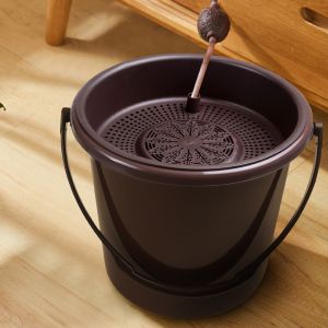 Portable Polypropylene 34.5x32cm Waste Water Bucket