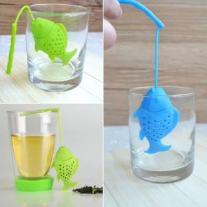 PORTABLE Eco Friendly Tea Infuser with Reusable Silicone Strainer and Multi