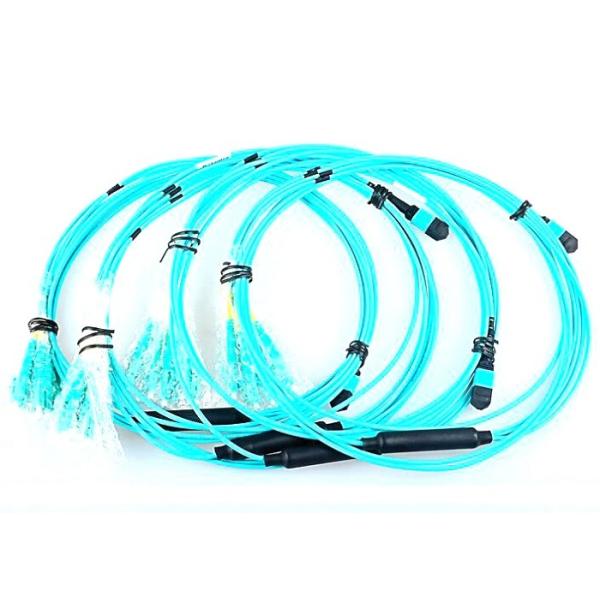 MPO - MPO Patch Cord Female - Female MultiMode OM3 10G 24 Core Optical Fiber