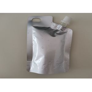 Aluminum Foil Stand Up Wine Pouch With Spout Custom Printing Spout Pouch Bags