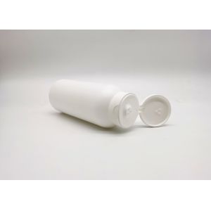 200ml White PET Plastic Cosmetic Bottles With Flip Top Cap
