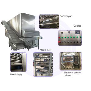 0.2h-1.2h Garlic Dryer Tomato Dehydrator Machine 20.75kw DWT-1.2-10