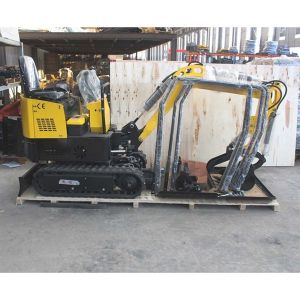 Ramming 1.8 T Excavator Grab Towable Mini Backhoe Loader 2580mm Digging Height