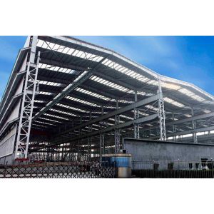 Custom Steel Structure Warehouse with Galvanized Portal Frame