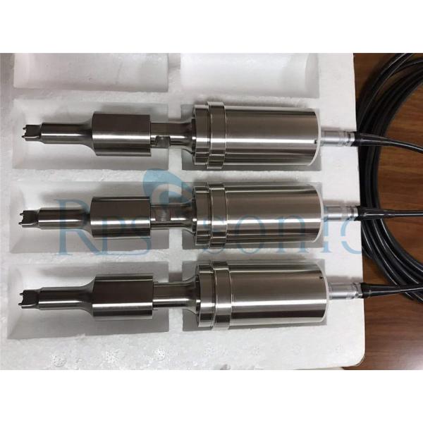 Plastic Riveting 20khz Ultrasonic Welding Horn With Grid Flat And Rivet