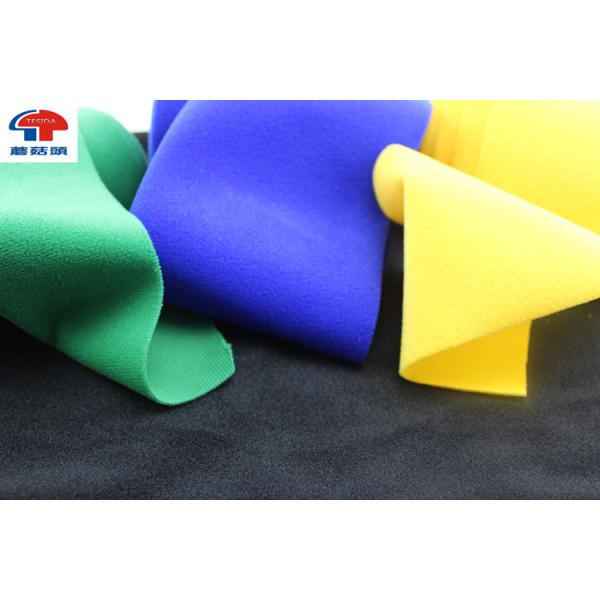 Yellow Nylon Loop Fabric