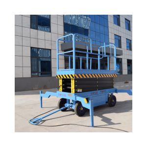 Portable 8-14m Electric Self-propelled Mobile Aerial Working Platform double