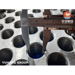 Normalized Carbon Steel Tubesheet Sa516 Gr.70n Heat Exchanger Component