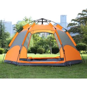 China Popular 3 to 4 Person Instant Family Camping Tent Automatic Camping Tent Waterproof Backpacking Tent(HT6060) on sale