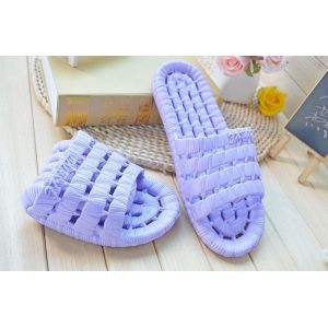 Convenient Cute Bathroom Slippers Soft Rubber Sole Screen Print Type