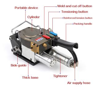 Banding Welding Pneumatic Plastic Strapping Tool Box Packing Handheld Automatic