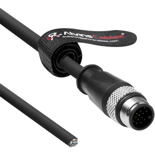 Quality Alvin's M12 A Code 17 Pin Male To Open Cable 1m CAN PROFINET For Applied Motion Servo wholesale