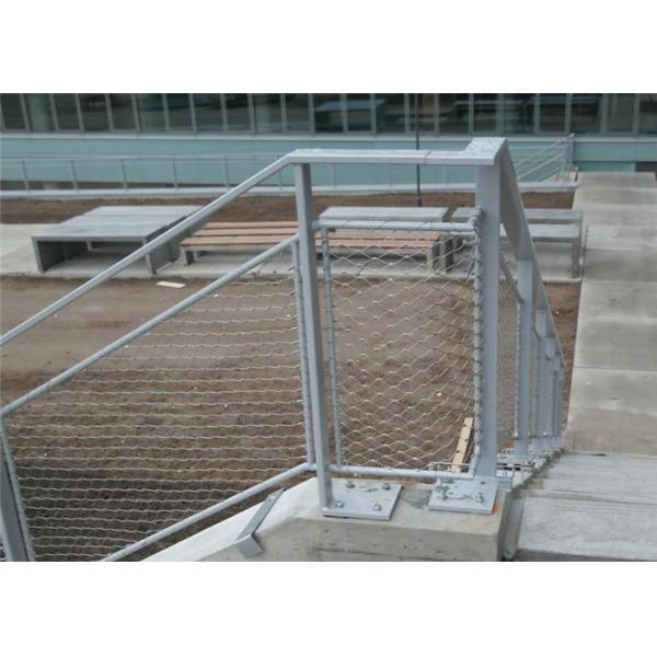 X Tend Stainless Steel Architectural Mesh 40x40mm Steel Cable Netting