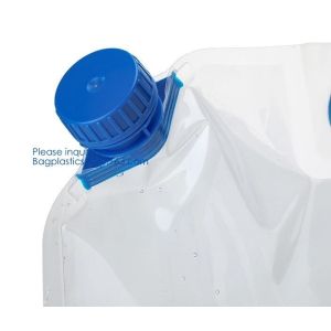 5L BPA Free Collapsible Water Bottle Foldable plastic Water Bag for Promotional