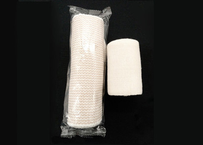 Quality 3" Absorb Sweat Cotton Elastic Bandage With Velcro Closure Eco Friendly wholesale