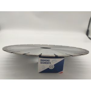 U-shape Lava Stone Cutting 350mm Diamond Saw Blade Disc with Segment Size 40*3.3