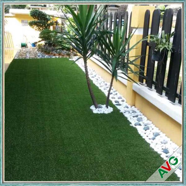 Green Grass Garden Grass Carpet Artificial Rug 35mm For Decoration