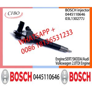 BOSCH 0445110646 03L130277J Common Rail Fuel Injector 0445110646 03L130277J For