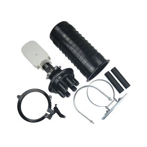 Big Fibre Optic Splice Enclosure , Fibre Optic Splice Box 24 Cores Vertical 3 in