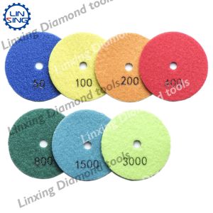 Flexible Diamond Polishing Pads for Marble Pad Type Buffing Pads Customization