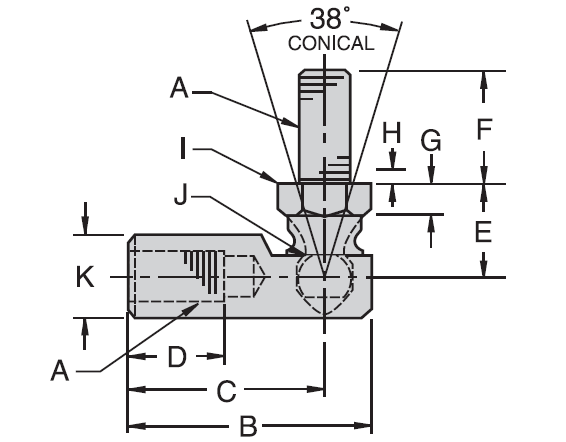 High Precision Push Pull Cable Parts , R-G Stainless Steel Swivel Ball Joint