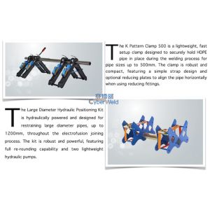 Aluminum Electrofusion Tools Large Diameter Hydraulic Positioning Kit