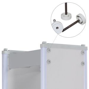 Waterproof Walk Through Metal Detector LCD Display 24 Zones AC90V~240V 50/60Hz