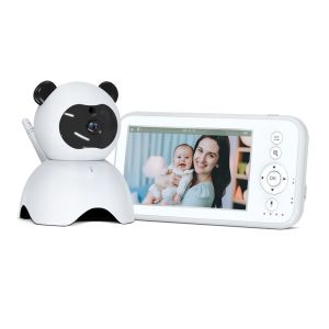 Support 2 Way Talk Video Baby Monitor With 360°pan Tilt Zoom Camera And 5000mAh