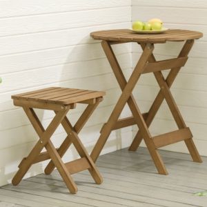 Portable Bamboo Wooden Picnic Wine Tray With Folding Legs Light Luxury Nordic