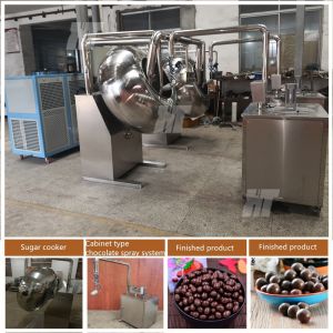 Automatic Chocolate Coating Machine 50-70kg/time