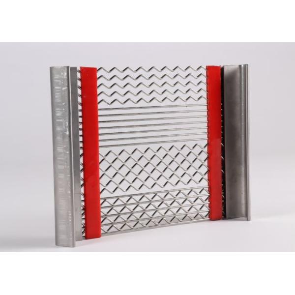 Self Cleaning Steel Screen Mesh Stainless Steel Crimped Wire Mesh Wear -