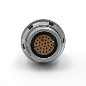 Buy cheap F Series Circular 24 Pin Socket Connector Push Pull Self Locking IP68 PPS from wholesalers