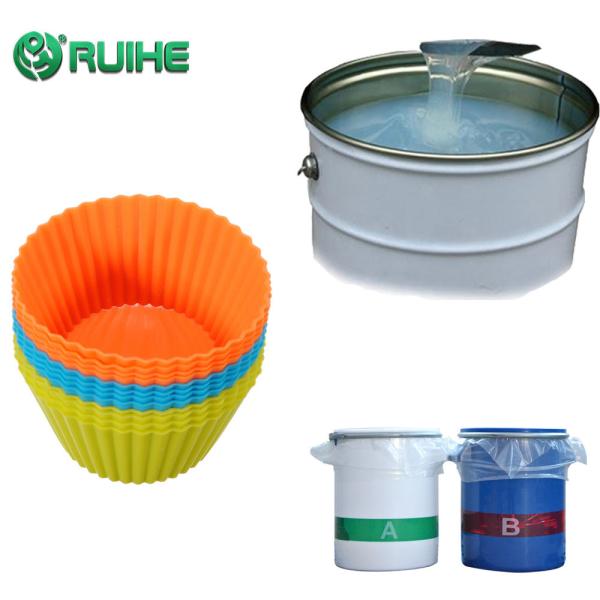 Quality 25KN/m Food Grade Liquid Silicone Rubber With Tensile Strength 2.5-3.5 MPa Shrinkage ≤0.5% For Professional wholesale