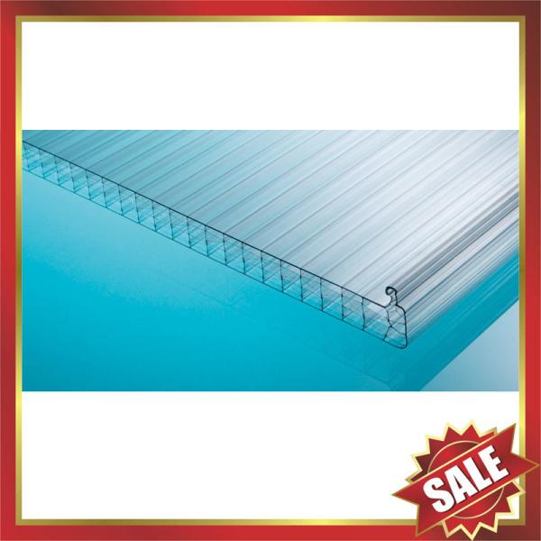 polycarbonate U locking hollow sheet,U locking pc sheet,U lock polycarbonate