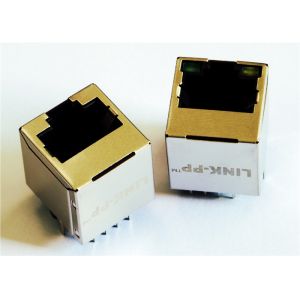 Cheap Female Vertical RJ45 Jack RJ-180A03 With 10/100Base-T Transformer LPJD0011BENL for sale