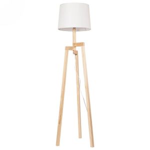 Home Lighting Fabric Lamp Shade Wooden Standing chinese floor lamp（WH-WFL-11)