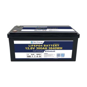 LiFePO4 Lithium Battery 12V300AH M8 Terminal Type 30kg 14.6V Over Voltage